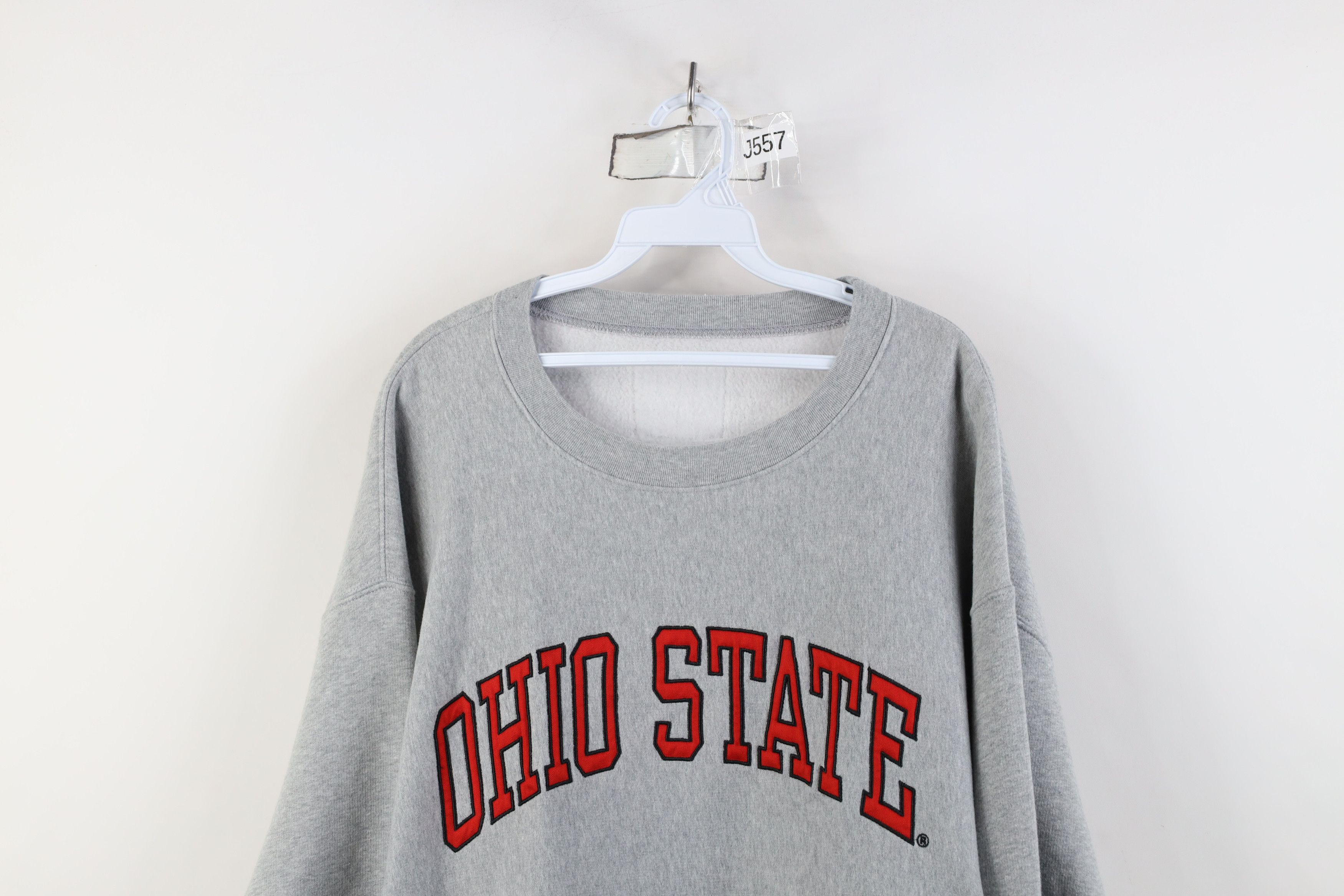 Vintage Vintage 90s Spell Ohio State University Crewneck Sweatshirt Size US XXL / EU 58 / 5 - 2 Thumbnail