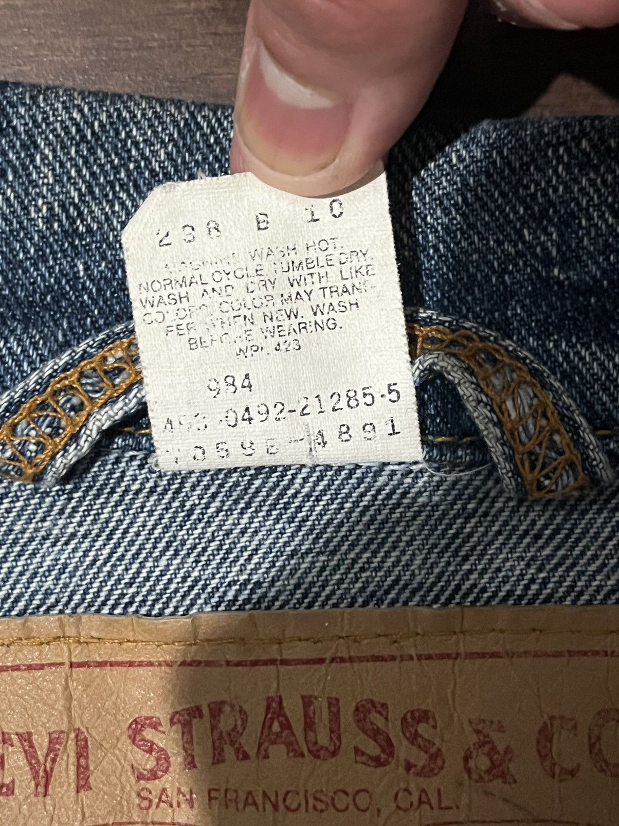 Levi's Vintage Clothing Vintage 1984 Levis Jean Trucker Jacket Size US M / EU 48-50 / 2 - 3 Thumbnail