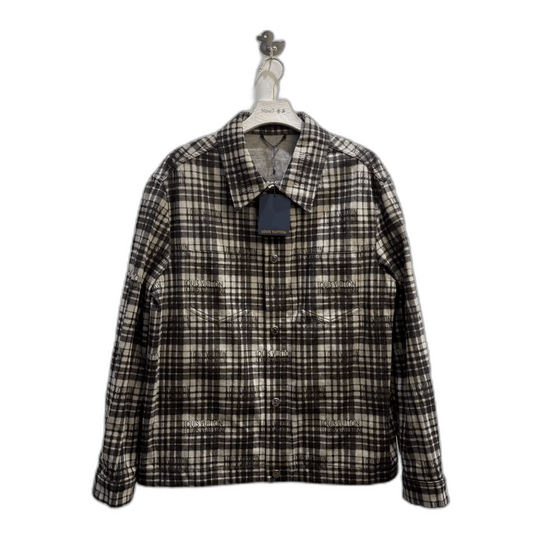 Louis Vuitton Louis Vuitton Plaid Logo Jacket 2023 Collection Size US L / EU 52-54 / 3 - 1 Thumbnail