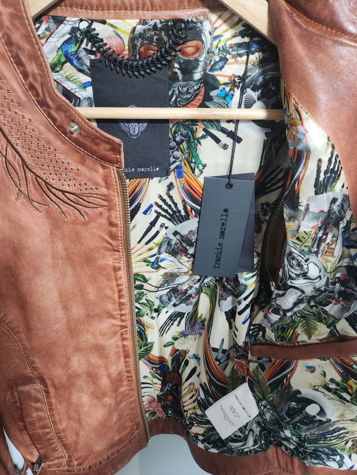 Frankie Morello FRANKIE MORELLO by damir doma brown leather jacket Size US S / EU 44-46 / 1 - 11 Thumbnail