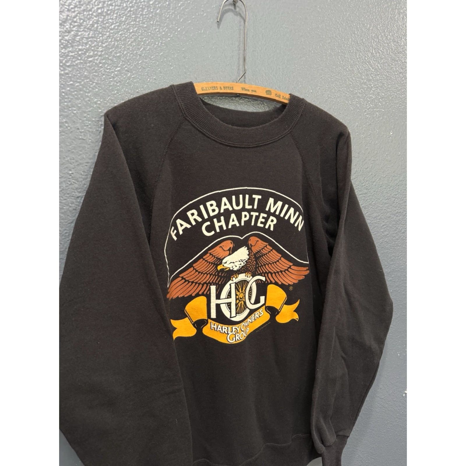 Harley Davidson VINTAGE Harley-Davidson Sweatshirt Black USA Made L Pullover Men Large Size Size US L / EU 52-54 / 3 - 3 Thumbnail