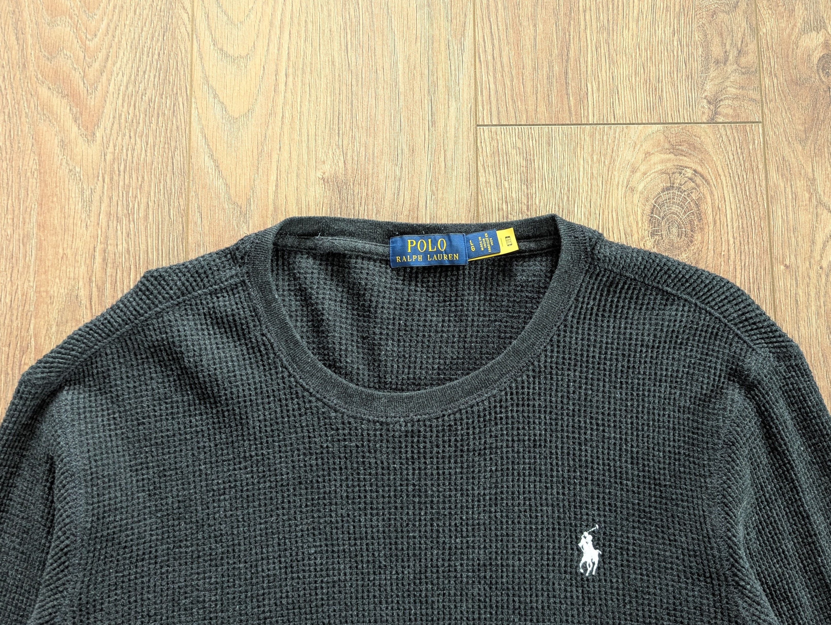 Other Polo Ralph Lauren Waffle Knit Crew Long Sleeve Luxury Brand Size US L / EU 52-54 / 3 - 19 Thumbnail