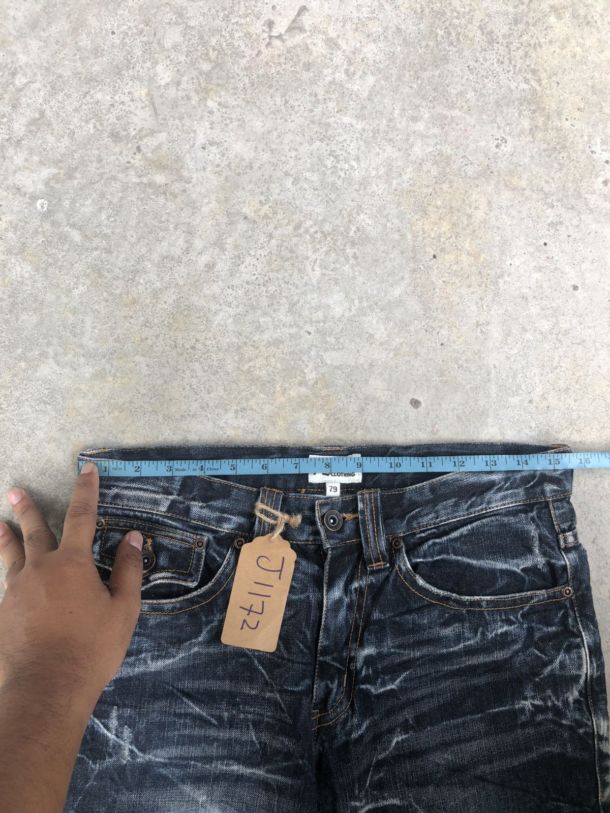 If Six Was Nine Japanese Nylaus Flared Jeans Distressed Jeans Size US 30 / EU 46 - 20 Thumbnail