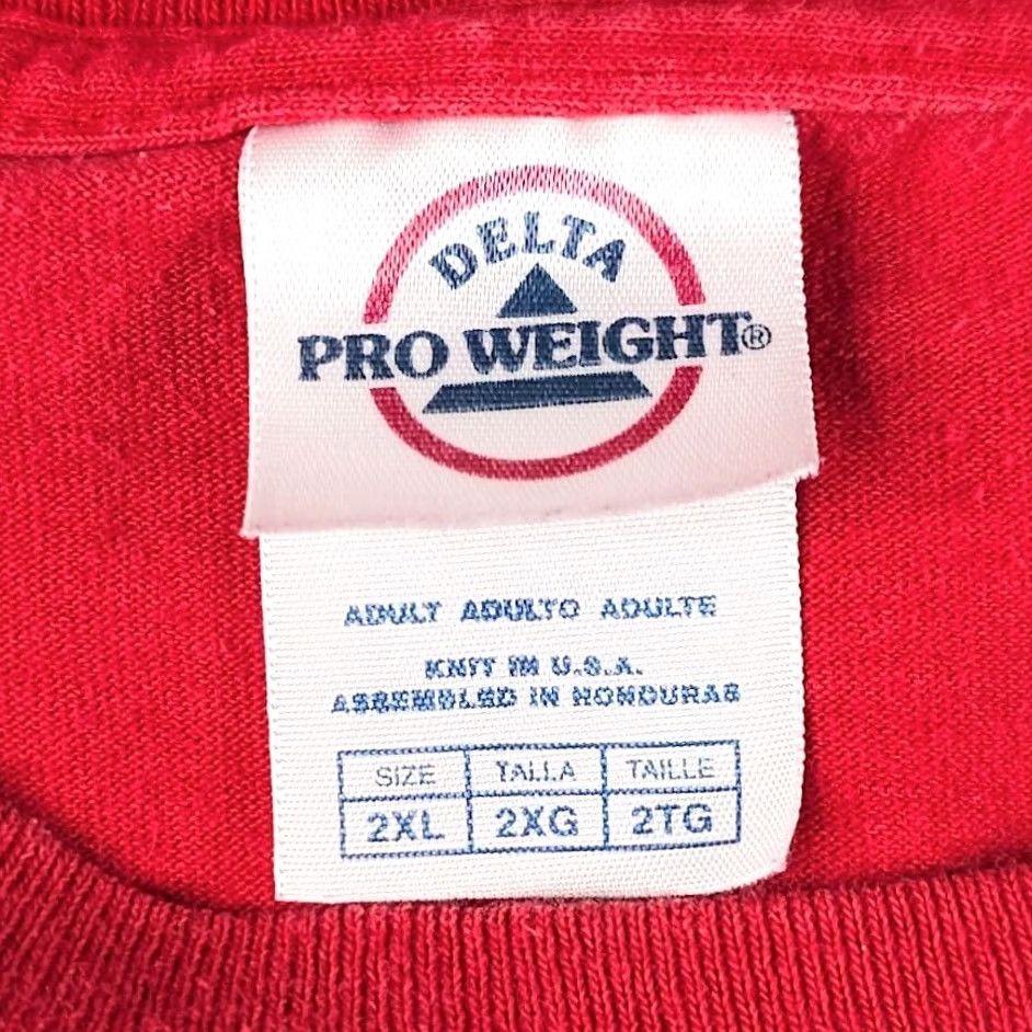 Delta VINTAGE Montana T Shirt Mens 2XL Y2K Big Sky Country Travel Destination Shirt Mens Red Cotton Crew Neck Short Sleeve 2000s Size US XXL / EU 58 / 5 - 6 Thumbnail