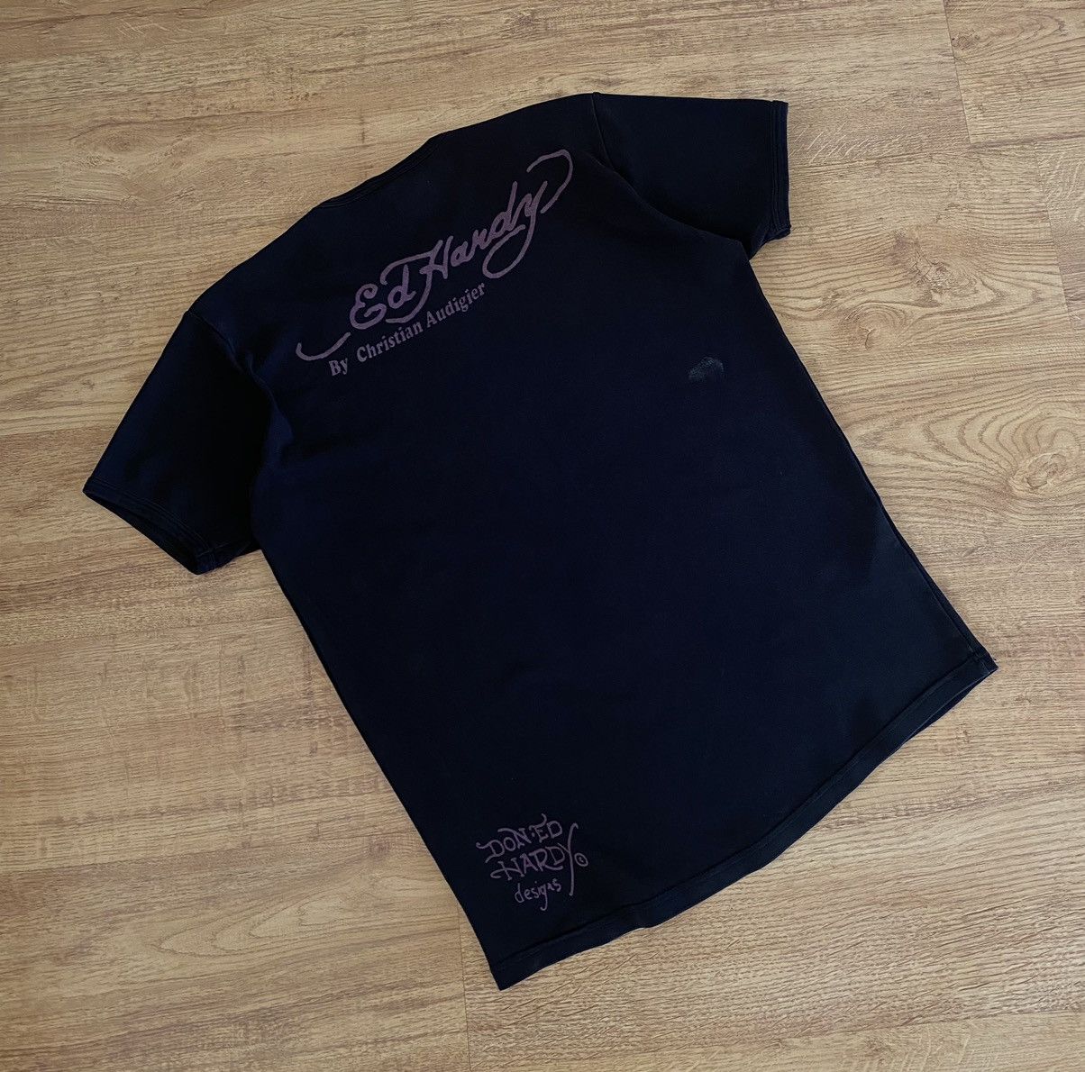 Ed Hardy Ed Hardy T Shirt x Vintage x Streetwear Size US L / EU 52-54 / 3 - 2 Thumbnail