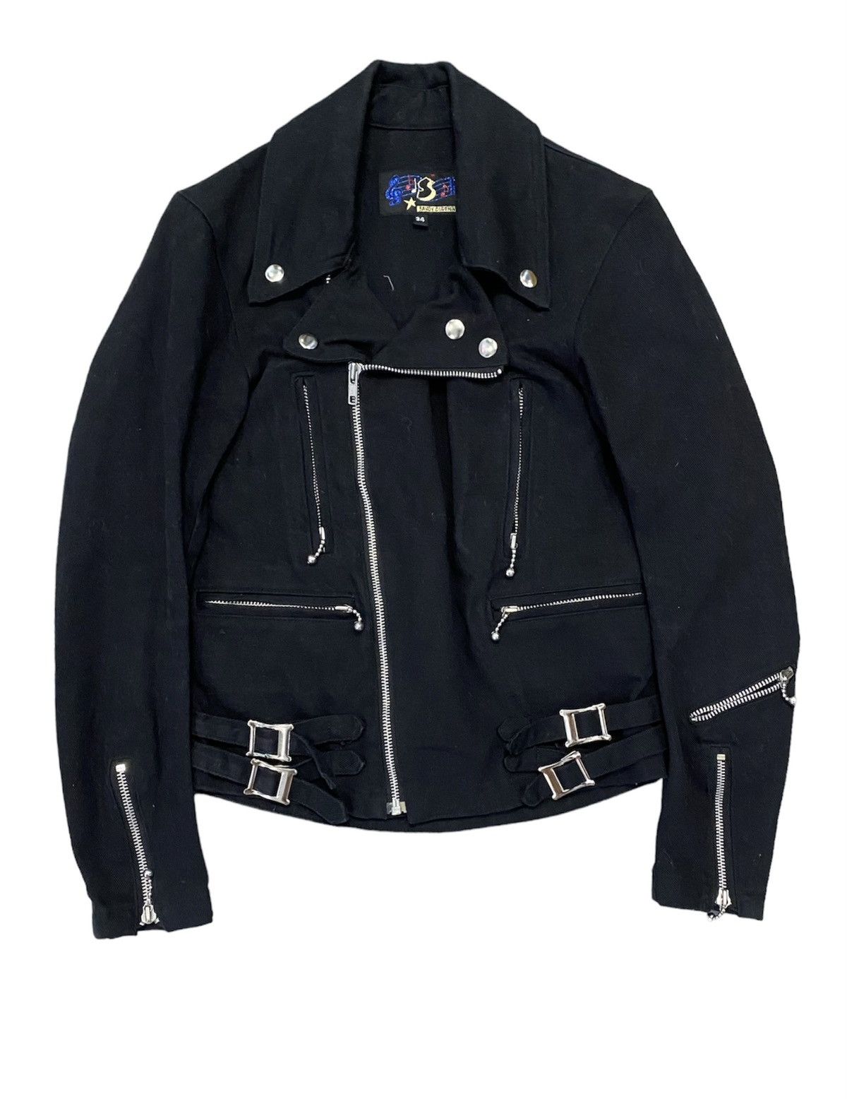 Lad Musician 1990s Savoy Clothing Japan Punk Rider double collar jacket Size XS / US 0-2 / IT 36-38 - 1 Thumbnail
