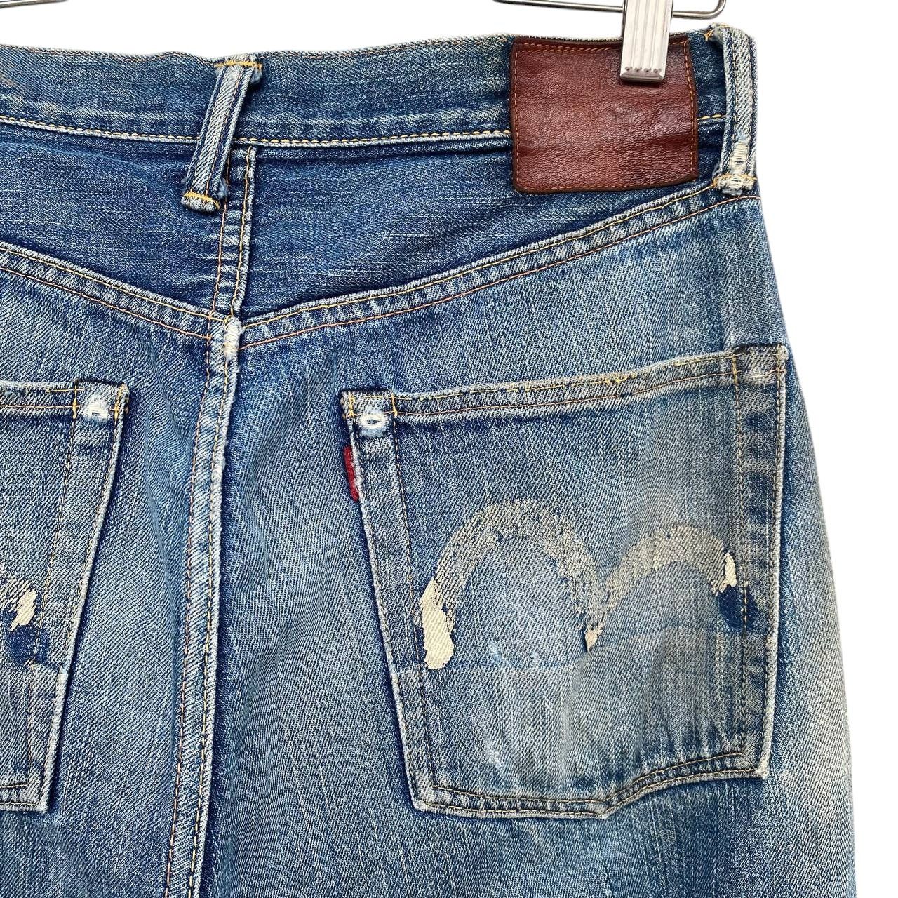 Evisu × Vintage VINTAGE EVISU JAPAN SELVEDGED DAICOCK DISTRESSED BJ07-09 Size US 29 - 8 Thumbnail