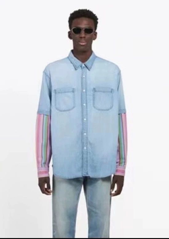 Balenciaga Washed denim shirt