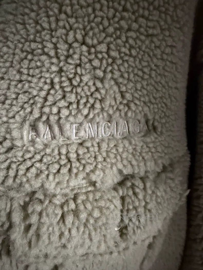 Balenciaga Balenciaga Teddy Sheepskin Embroidered Logo Jacket Size US M / EU 48-50 / 2 - 3 Thumbnail