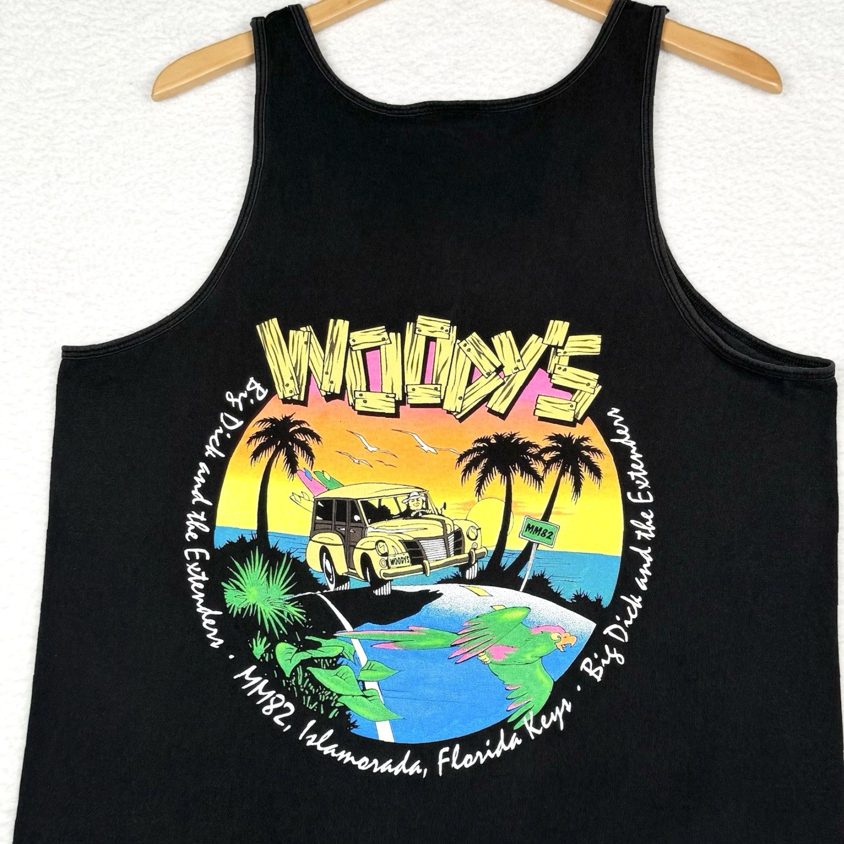 Vintage Vintage 90s Woody's Saloon & Restaurant Men's Large Black Tank Top User: Vintage 90s Woody's Saloon & Restaurant Men's Large Black Tank Top Size US L / EU 52-54 / 3 - 3 Thumbnail