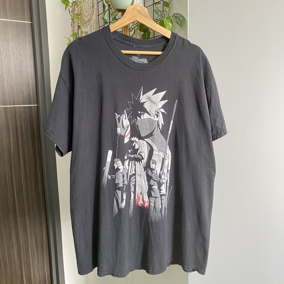 Anime Thrashed Faded Vintage Naruto Anbu Squad ERD GRUNGE GRAIL T Size US XL / EU 56 / 4 - 1 Thumbnail