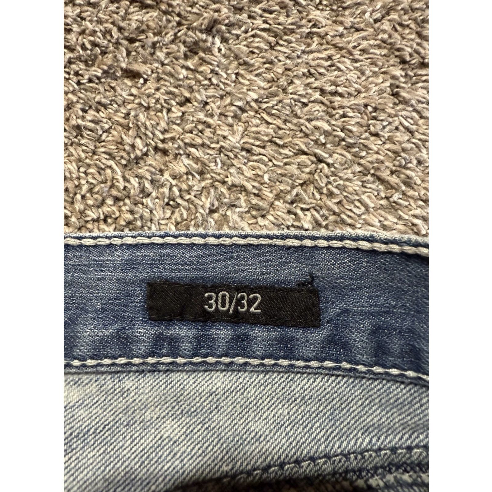 Denime Black Jeans Men Size 30 Blue Denim 30X32 Slim Straight Low Rise Size US 30 / EU 46 - 5 Thumbnail