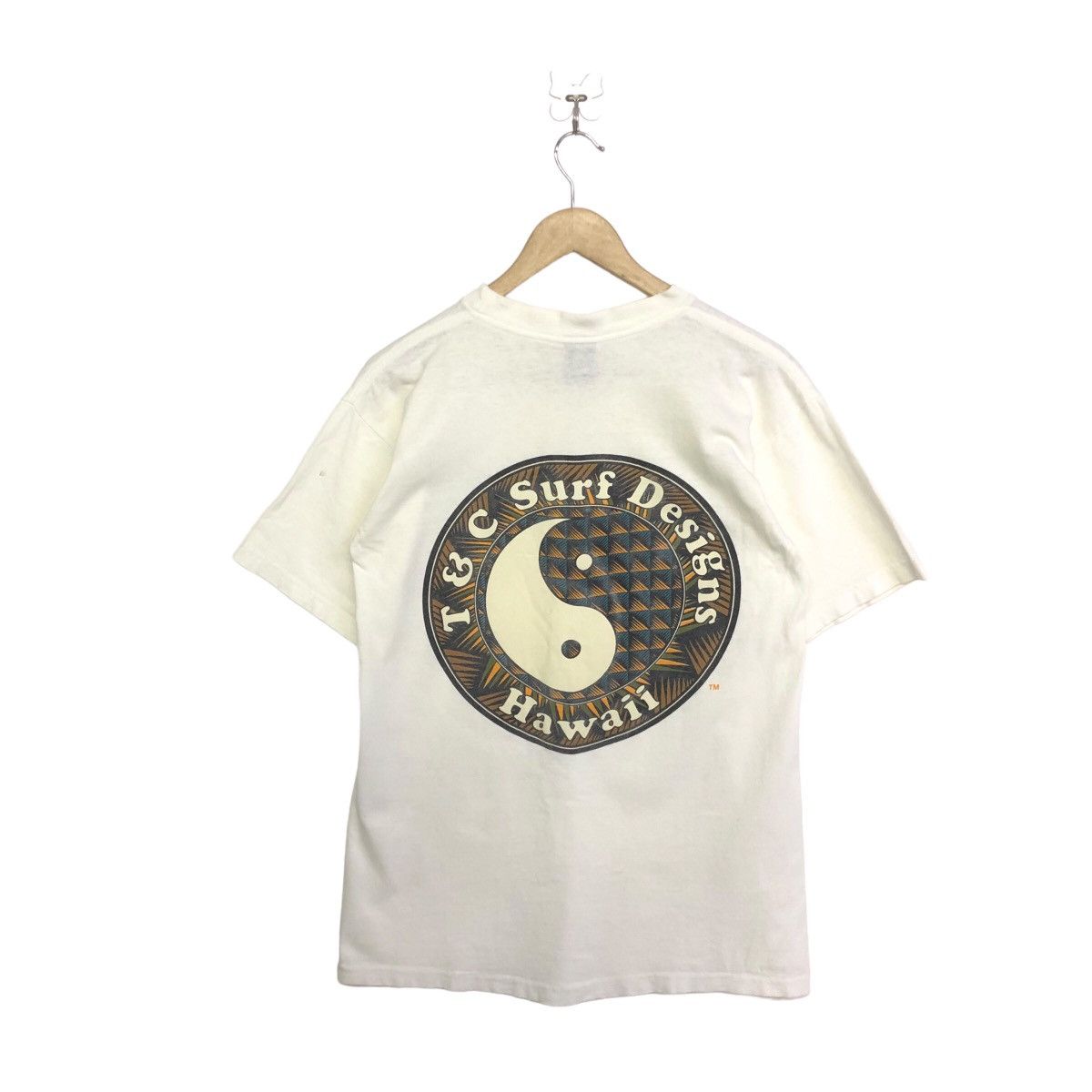 Vintage Vintage T&C Surf Design Hawaii Big Logo Tshirt Size US M / EU 48-50 / 2 - 1 Thumbnail