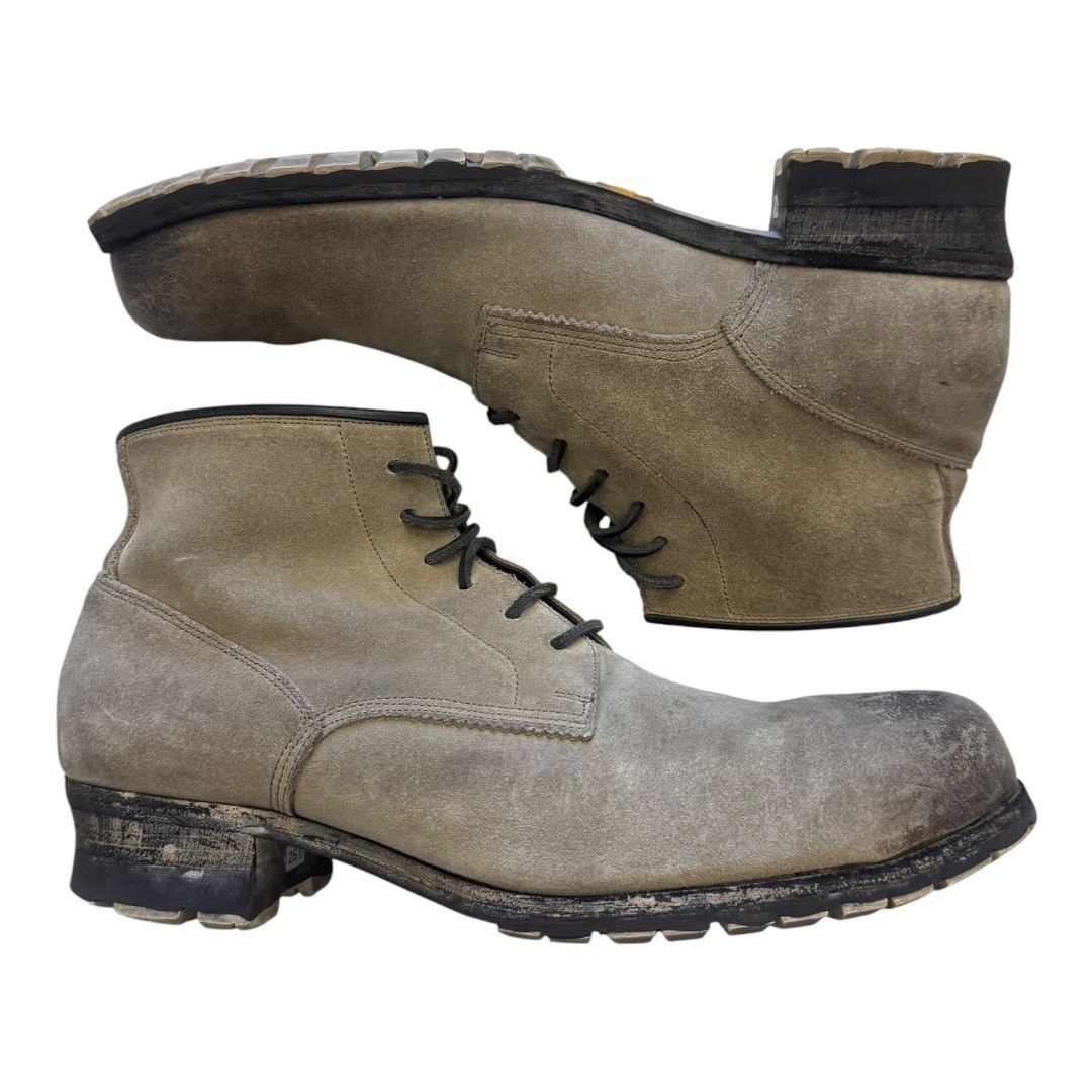 Maison MIHARA YASUHIRO AW 04 Zipped Wrinkle Leather Boots | Grailed
