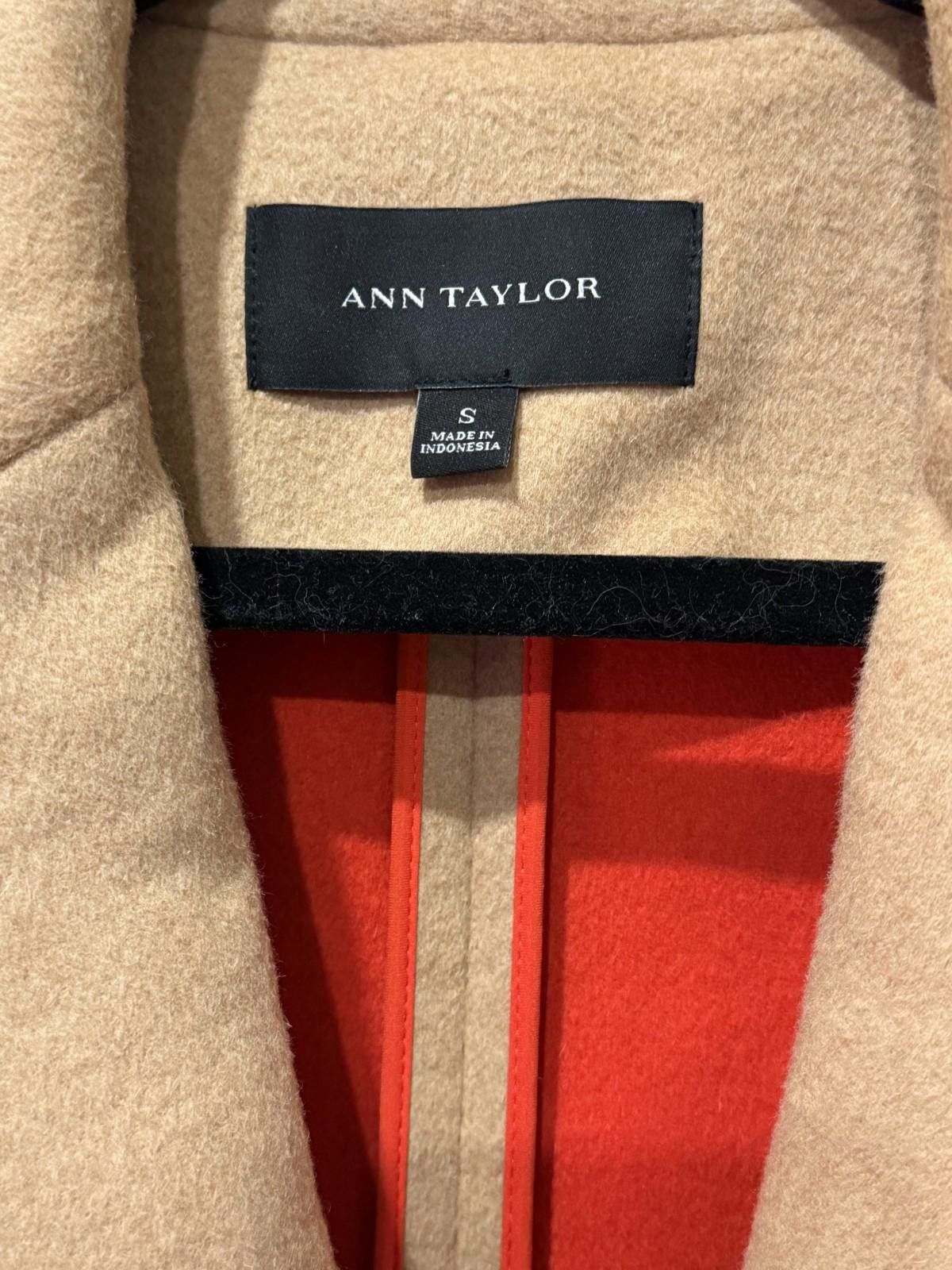 Ann Taylor NWOT Neutral Camel - Ann Taylor Signature Wool Blend Coat Size S / US 4 / IT 40 - 3 Thumbnail