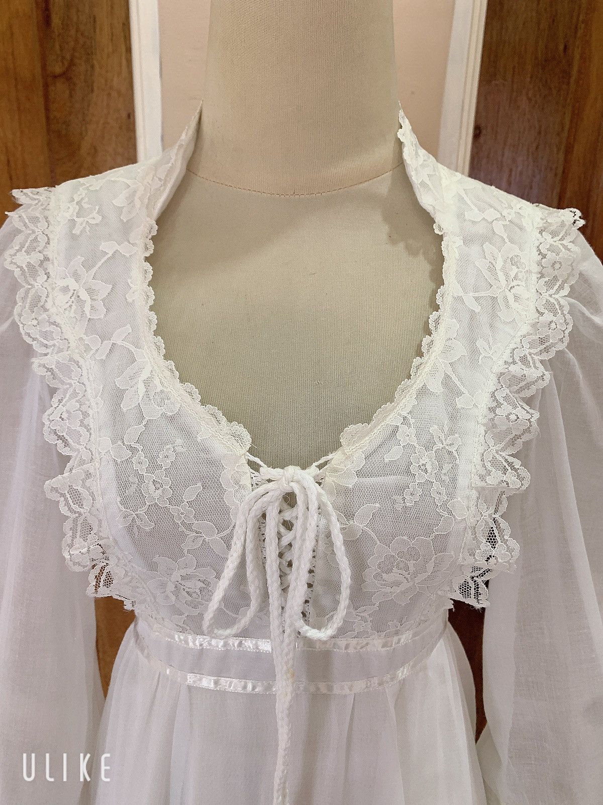 Vintage Gunne sax vintage 70's prairie wedding dress Size XXS / US 00 / IT 34 - 4 Thumbnail