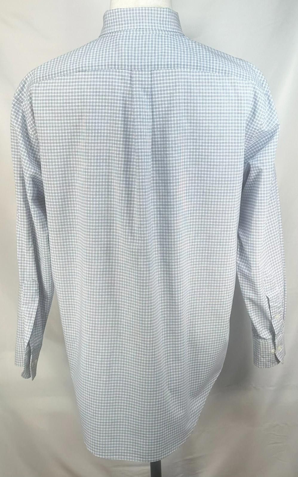 Lauren Ralph Lauren Ralph Lauren Classic Non Iron Checked Button Up Blue Mens L Size US L / EU 52-54 / 3 - 2 Thumbnail
