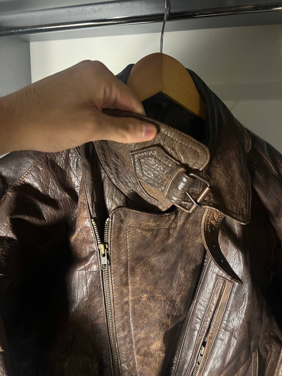 Genuine Leather VINTAGE GENUINE LEATHER JACKET RETRO COWBOY JAPANESE Y2K 90s Size US M / EU 48-50 / 2 - 10 Thumbnail