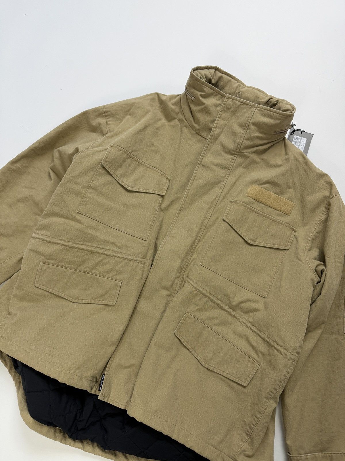 Balenciaga Balenciaga C Shape Military Ripstop Jacket Size US M / EU 48-50 / 2 - 3 Thumbnail