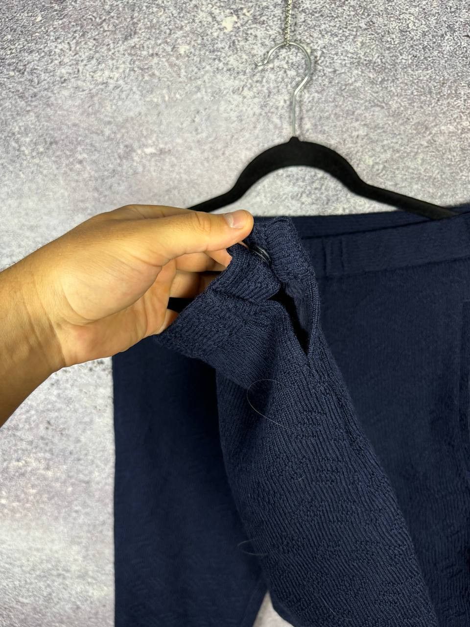 Emporio Armani Emporio Armani Women's Blue Double Knit Lana Wool Suits Size M / US 6-8 / IT 42-44 - 21 Thumbnail