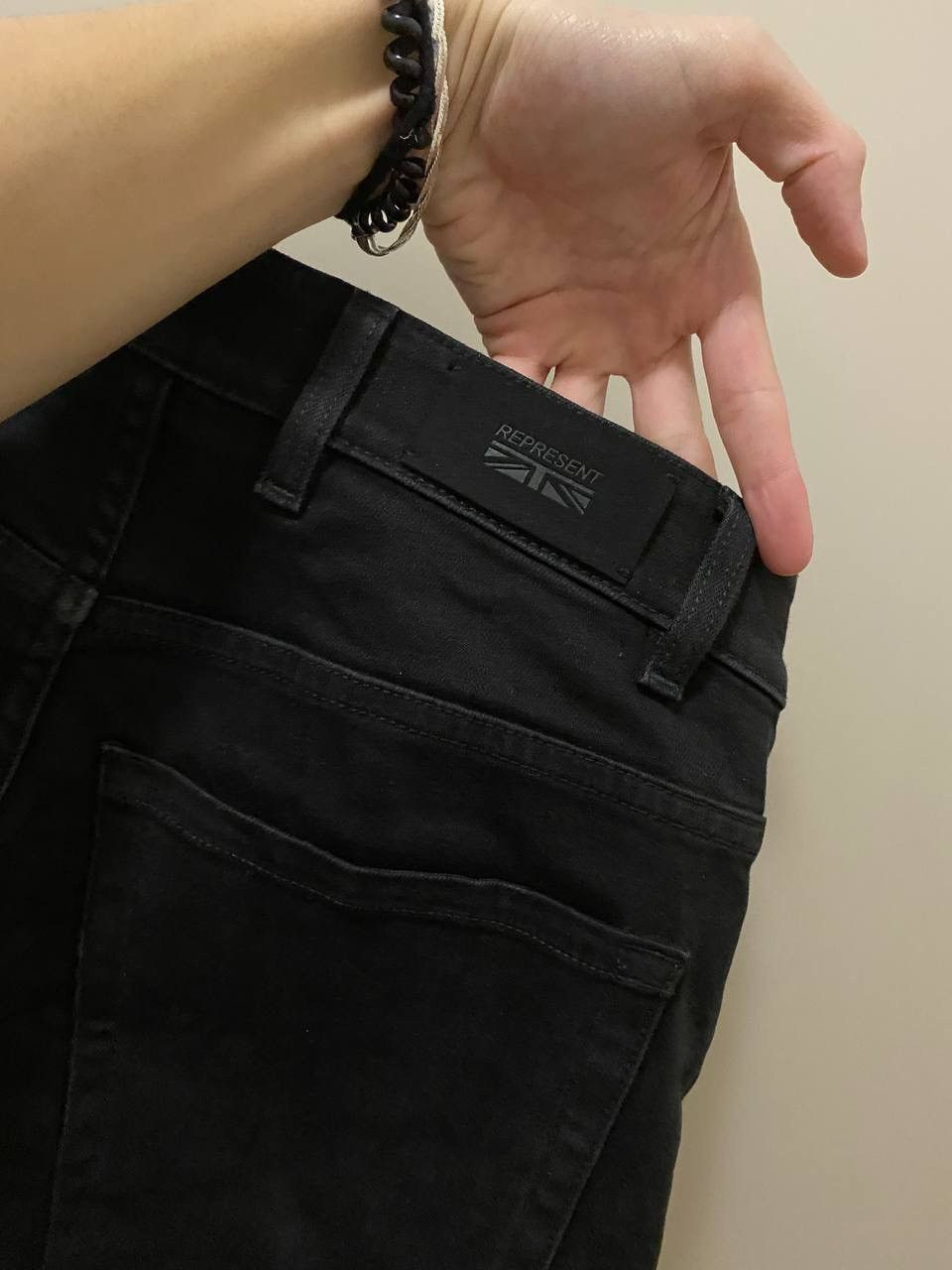 Represent Clo. Represent Clo Made in Italy Black Denim Pants Jeans Hype Size US 30 / EU 46 - 3 Thumbnail