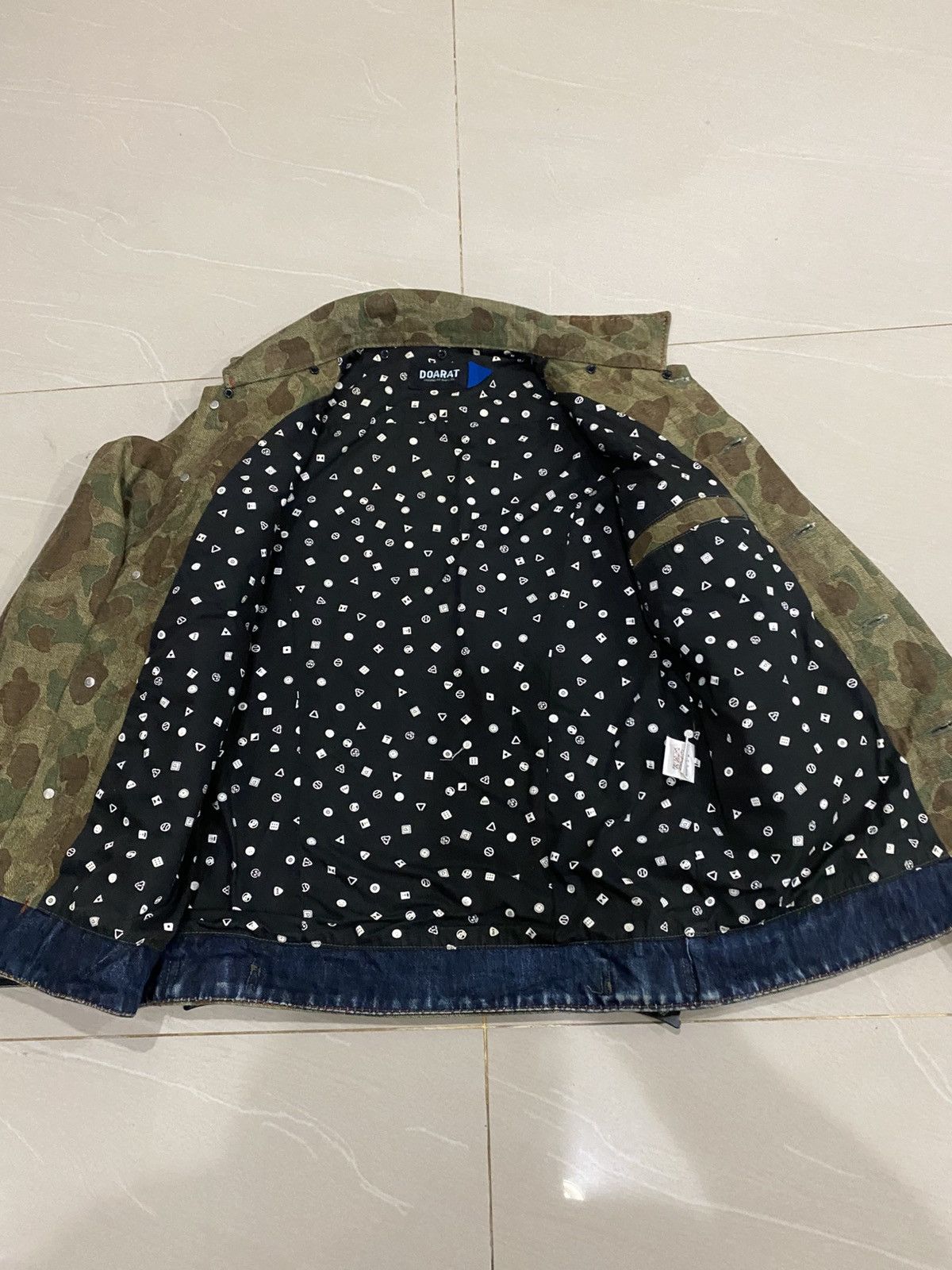 Japanese Brand Doarat Digging Ina Babylon Hip Hop Japan Camo Jacket Size US M / EU 48-50 / 2 - 7 Thumbnail