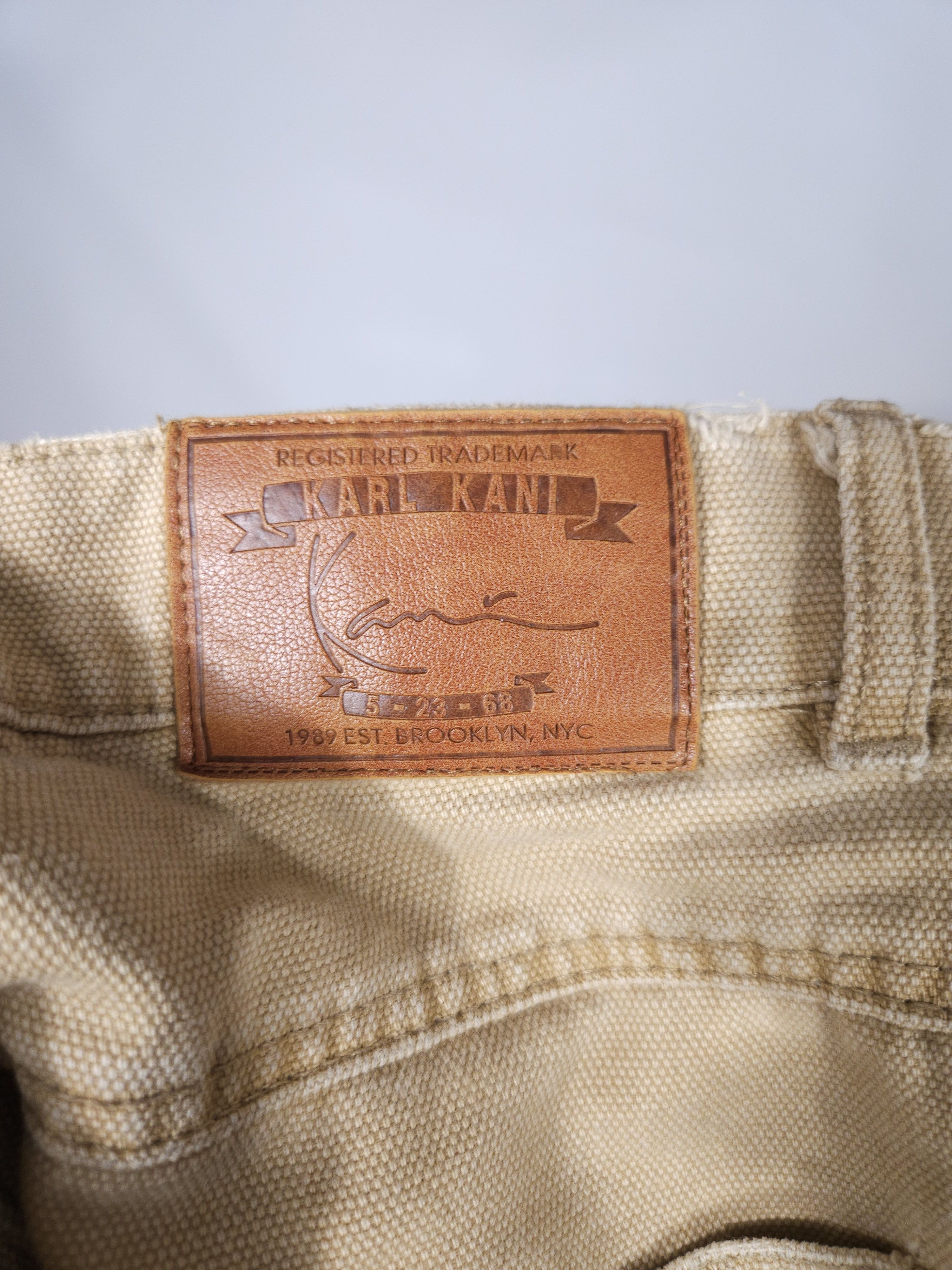 Karl Kani Karl Kani Duck Pants Canvas Painted Distress S(W28 L30,5) Size US 28 / EU 44 - 9 Thumbnail