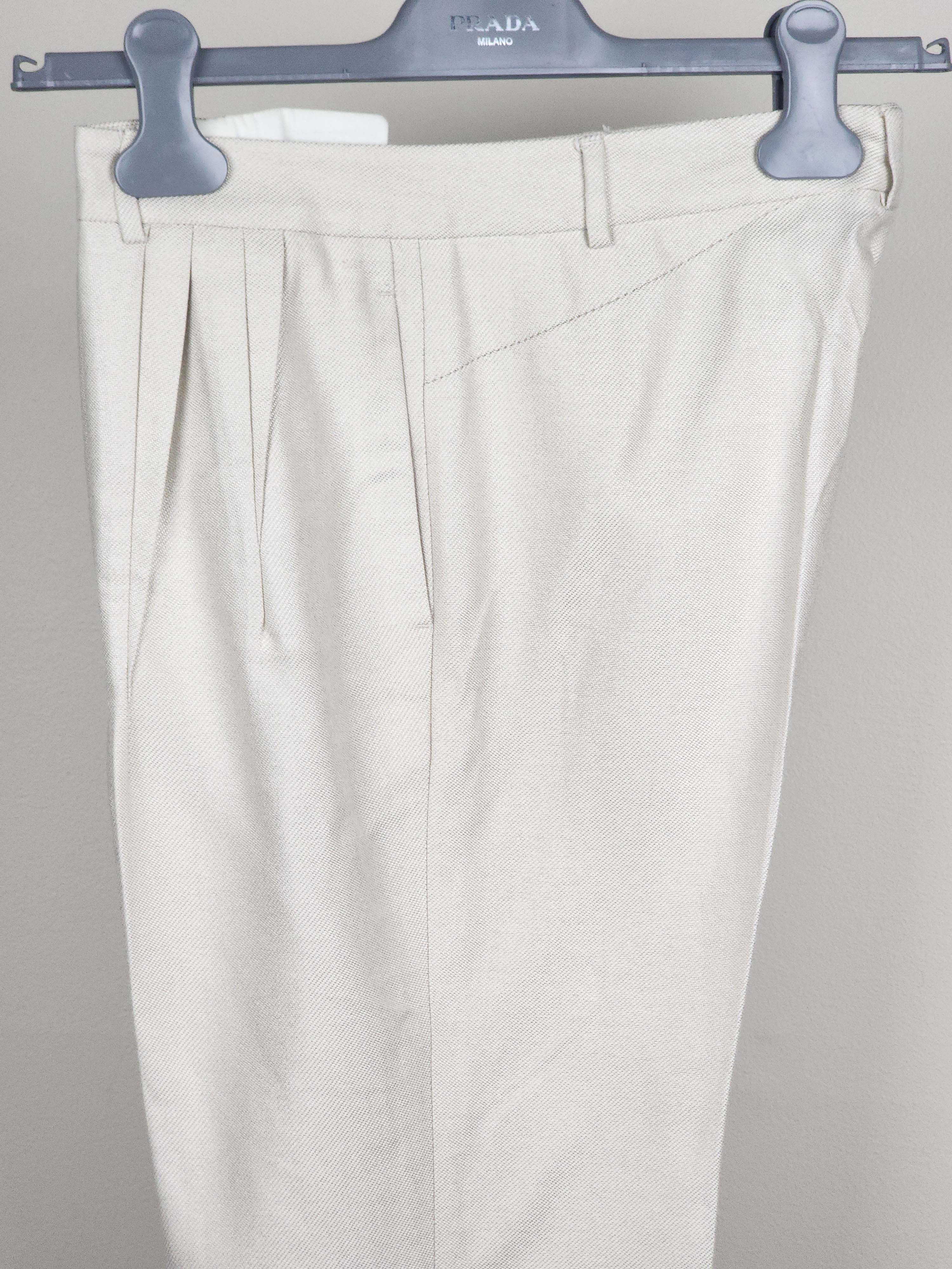 Jil Sander Raf Simons Silk Twill Pants FR34/US4 Size 27" / US 4 / IT 40 - 7 Thumbnail
