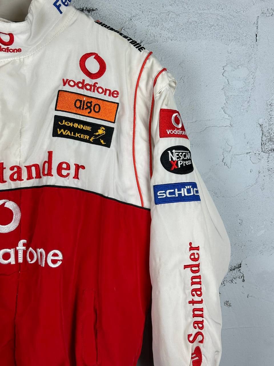 Mercedes-Benz × Vintage Vintage Mercedes-Benz Lewis Hamilton Mobil 1 Racing Jacket Size S / US 4 / IT 40 - 5 Thumbnail