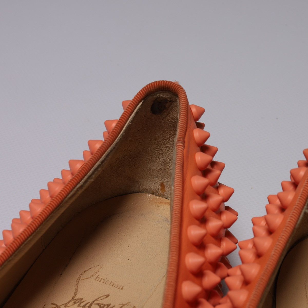 Christian Louboutin Christian Louboutin Spike Patent Loafers Shoes Size US 8 / EU 41 - 9 Thumbnail