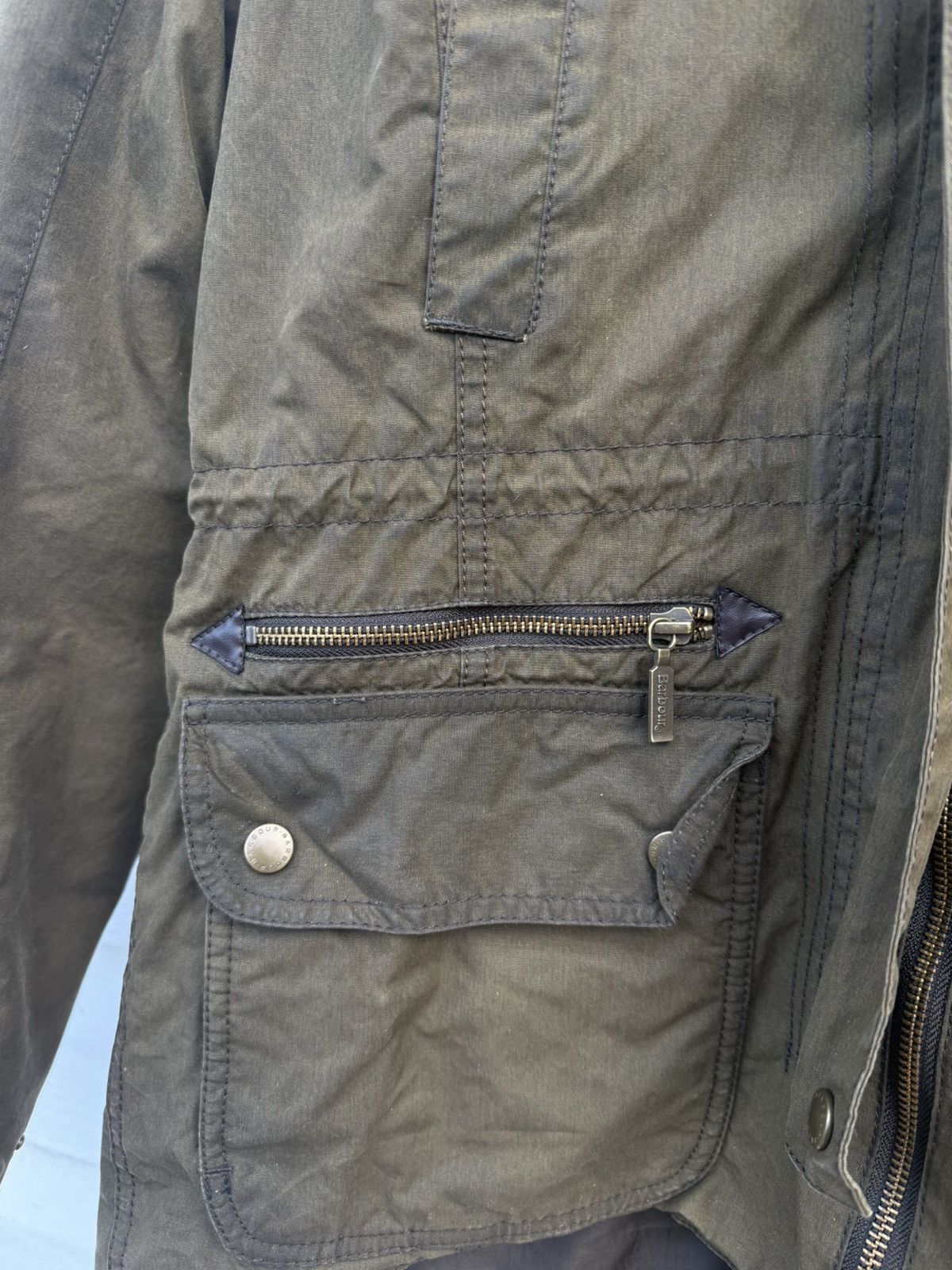 Barbour Barbour Waxed Jacket Classic Tartan Lining Size M/L (UK 14) Size XL / US 12-14 / IT 48-50 - 5 Thumbnail