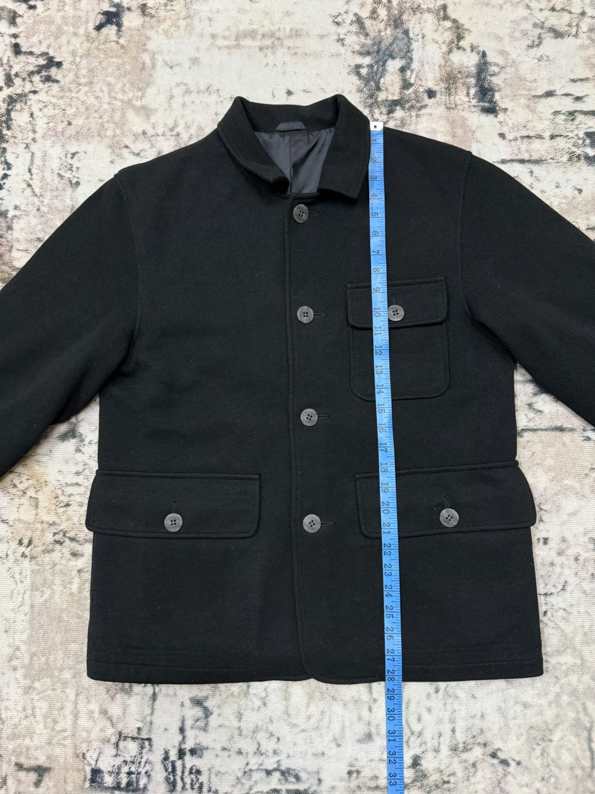 Japanese Brand Aburaysia mode pour homme wool button up jacket Size US M / EU 48-50 / 2 - 13 Thumbnail