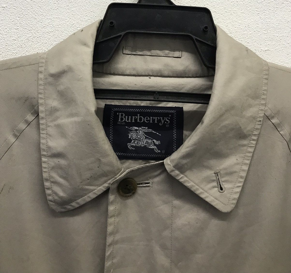 Burberry Vintage Burberrys Long Jacket Size US L / EU 52-54 / 3 - 3 Thumbnail