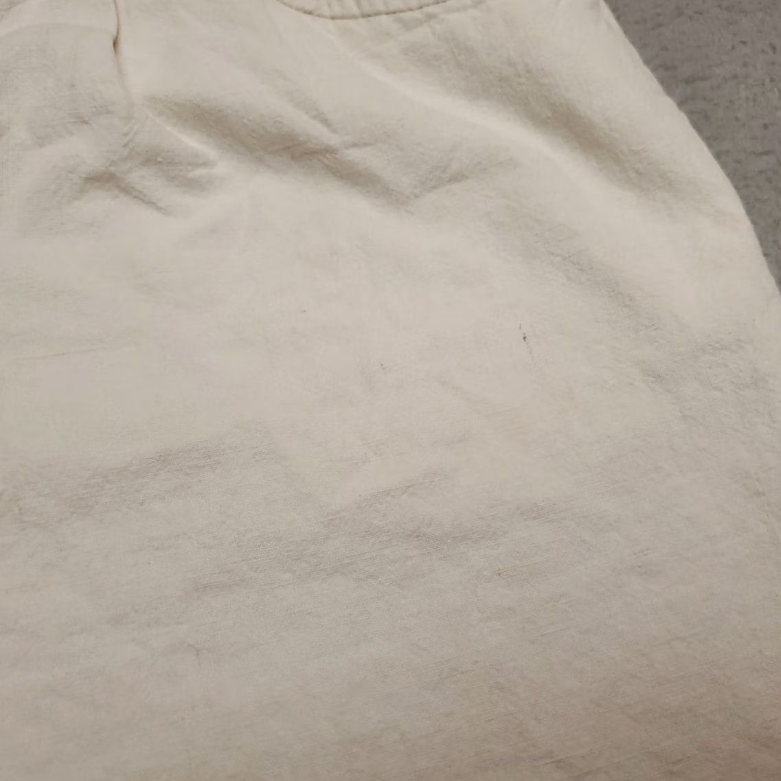 Vintage VINTAGE Id Blues VTG Linen Blend Pants Women 12 White Taper Leg Pleated Front 90s Y2K Casual Womens Size 34" / US 12 / IT 48 - 4 Thumbnail
