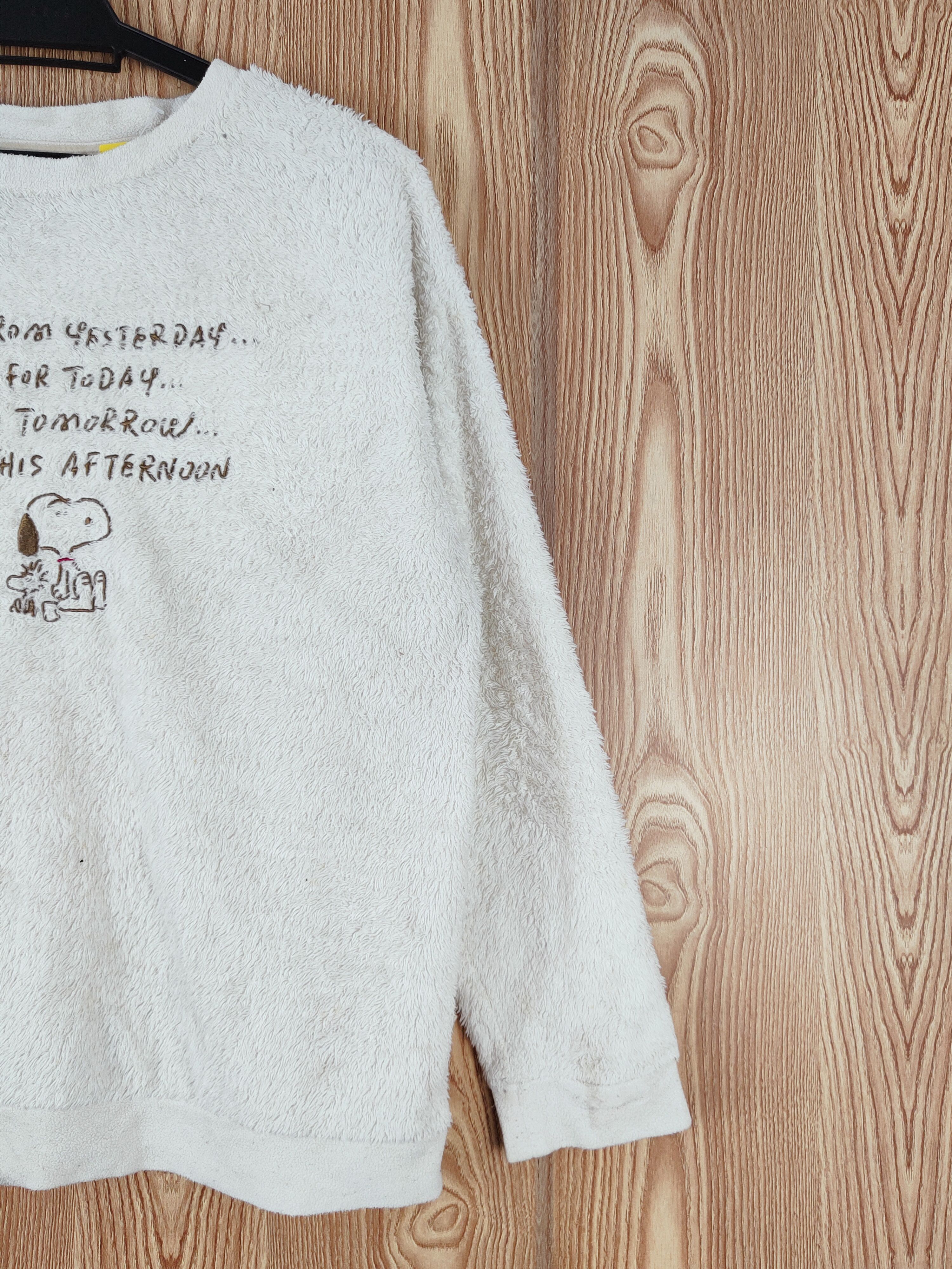Anime × Japanese Brand × Peanuts Uniqlo X Peanuts X Yu Nagaba Fur fleece Sweatshirts #W041 Size M / US 6-8 / IT 42-44 - 7 Thumbnail