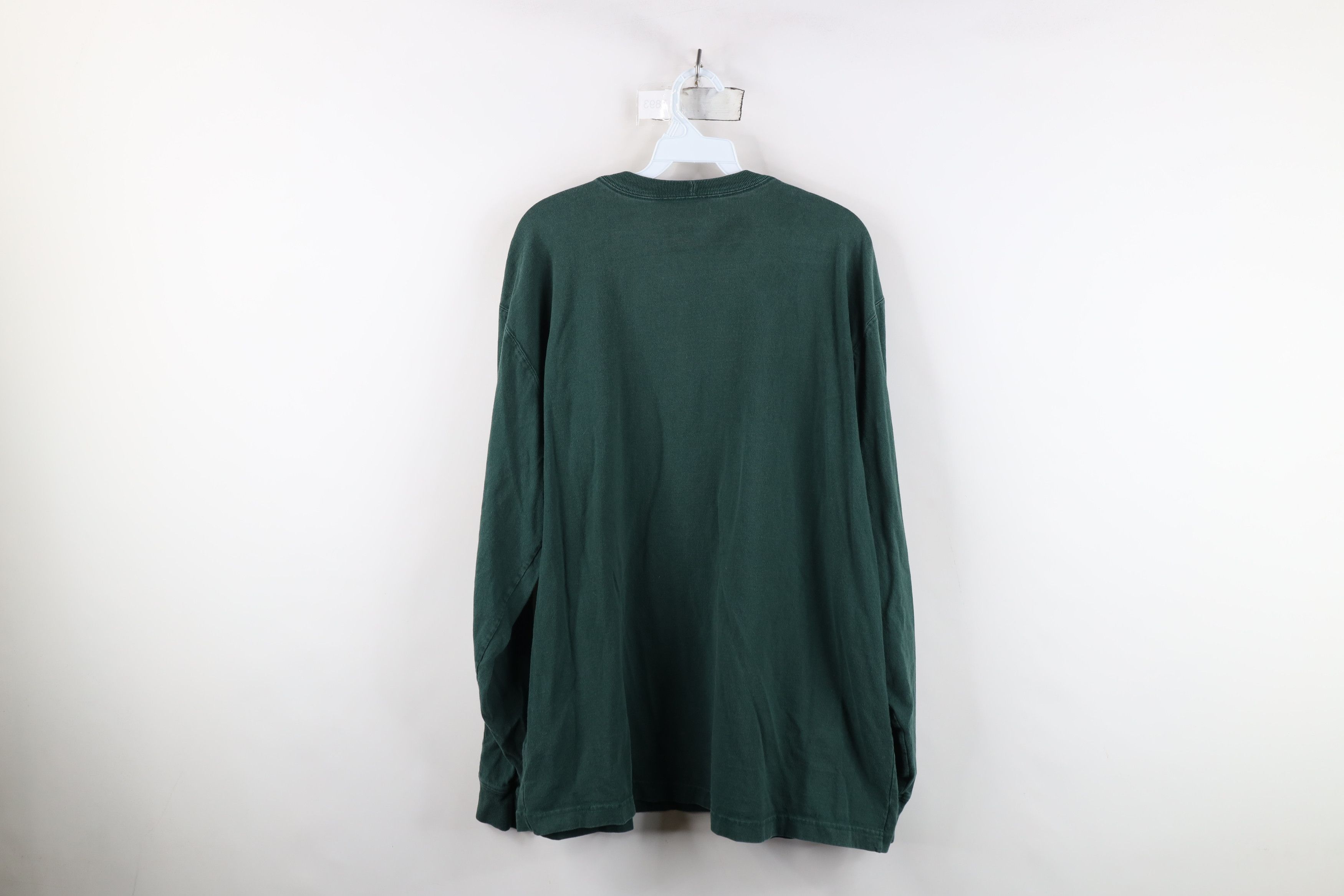 Carhartt Vintage Y2K Carhartt Spell Long Sleeve T-Shirt Green Cotton Size US L / EU 52-54 / 3 - 12 Thumbnail