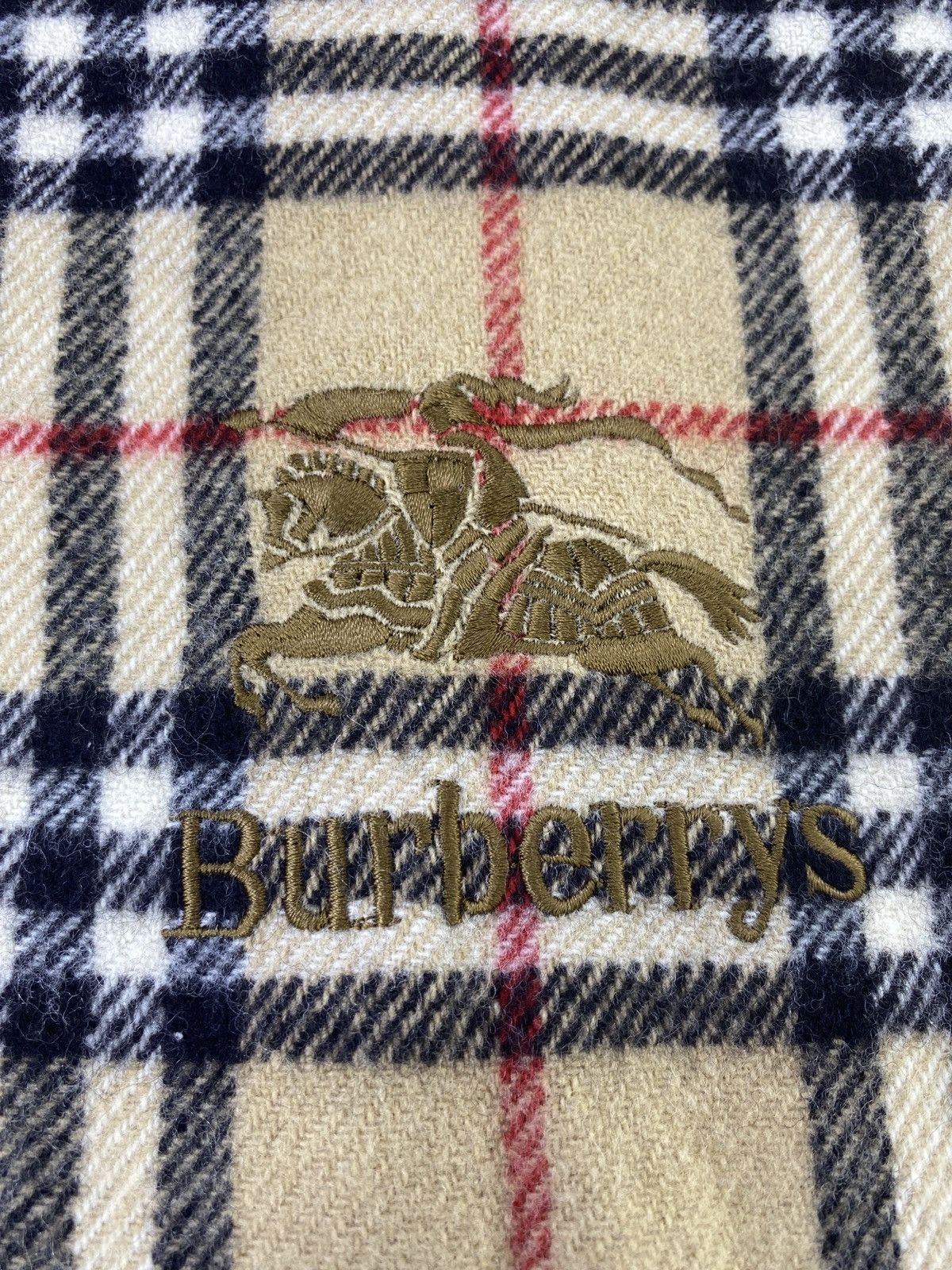 Burberry × Vintage BIG SIZE BURBERRY Scarf / Muffler / Neckwear -T715 Size ONE SIZE - 3 Thumbnail