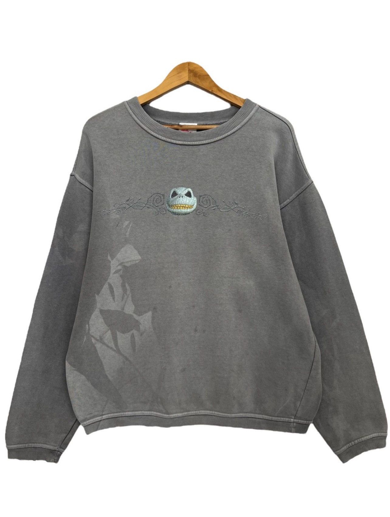 Vintage Vintage 90s Nightmare Before Christmas Sunfaded Sweatshirt Size US L / EU 52-54 / 3 - 6 Thumbnail