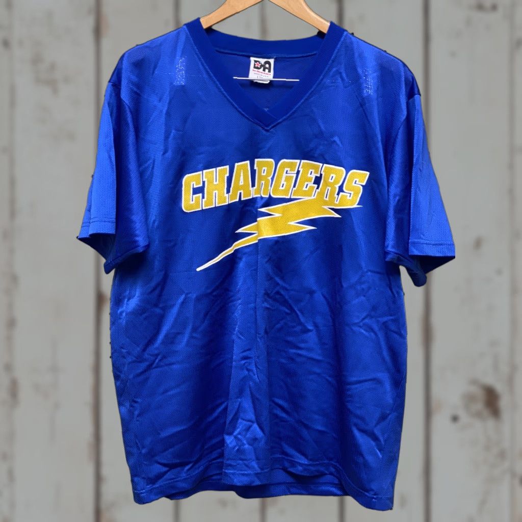Vintage VINTAGE Alleson Athletic Don Alleson Blue Chargers #22 St Peter Football Soccer Jersey L Size US L / EU 52-54 / 3 - 1 Thumbnail