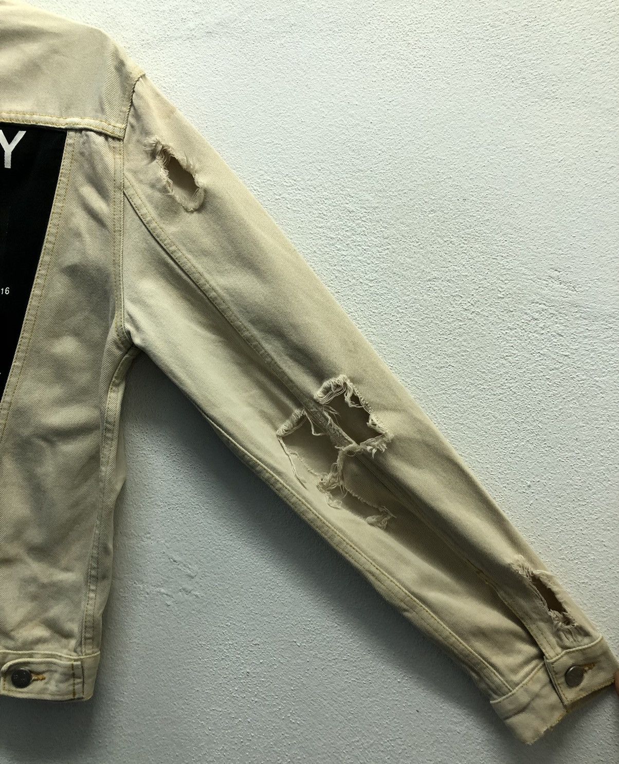 Misbhv Vintage MISBHV They Drained Very Soul Denim Jacket Size US S / EU 44-46 / 1 - 19 Thumbnail