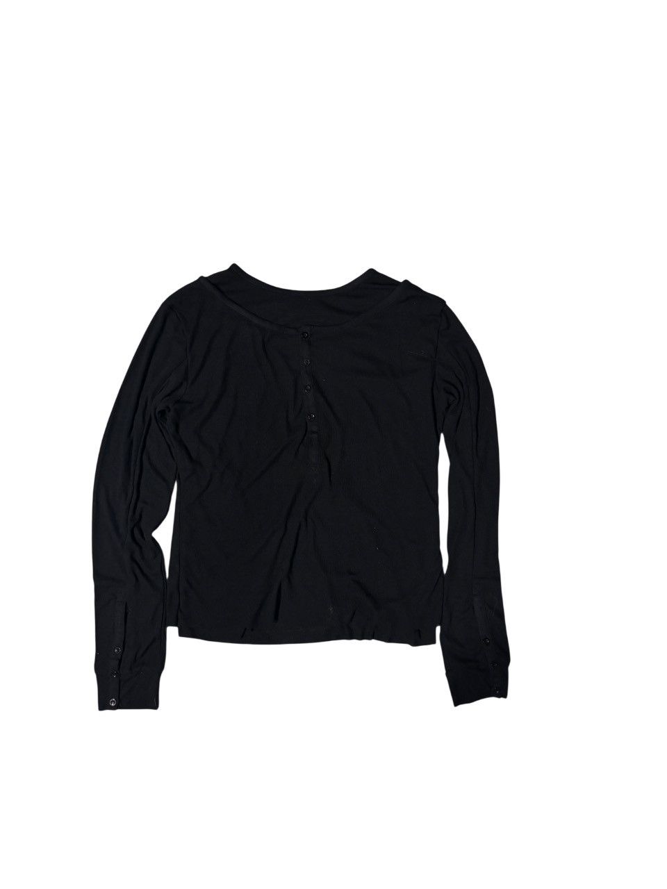 No Faith Studios DOUBLE LAYERED ORGANIC COTTON LONGSLEEVE WHITE