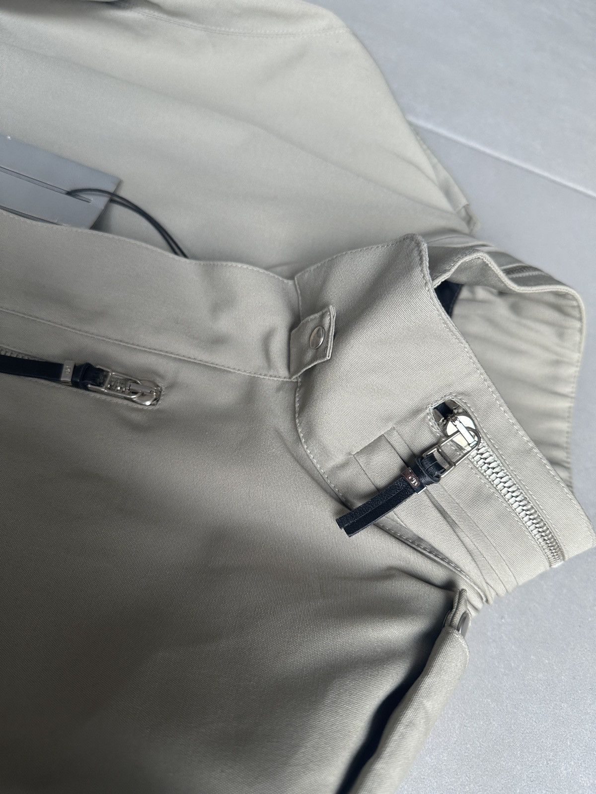 Dior × Hedi Slimane Dior Homme SS03 “Follow me” belted rider moto jacket Size US M / EU 48-50 / 2 - 11 Thumbnail