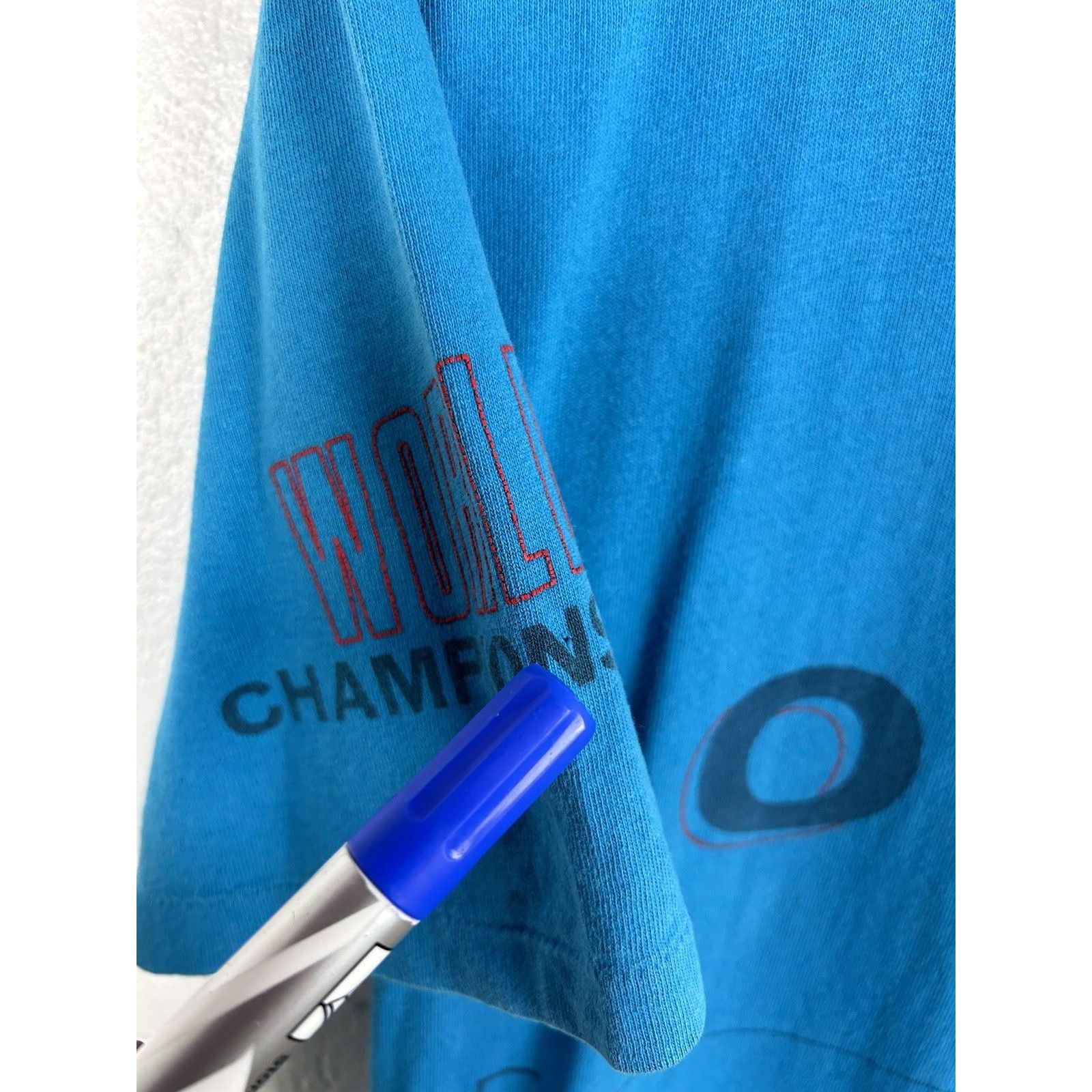 Adidas 90s Vintage Adidas 1994 World Cup Soccer Champions AOP Tee Size US M / EU 48-50 / 2 - 2 Thumbnail