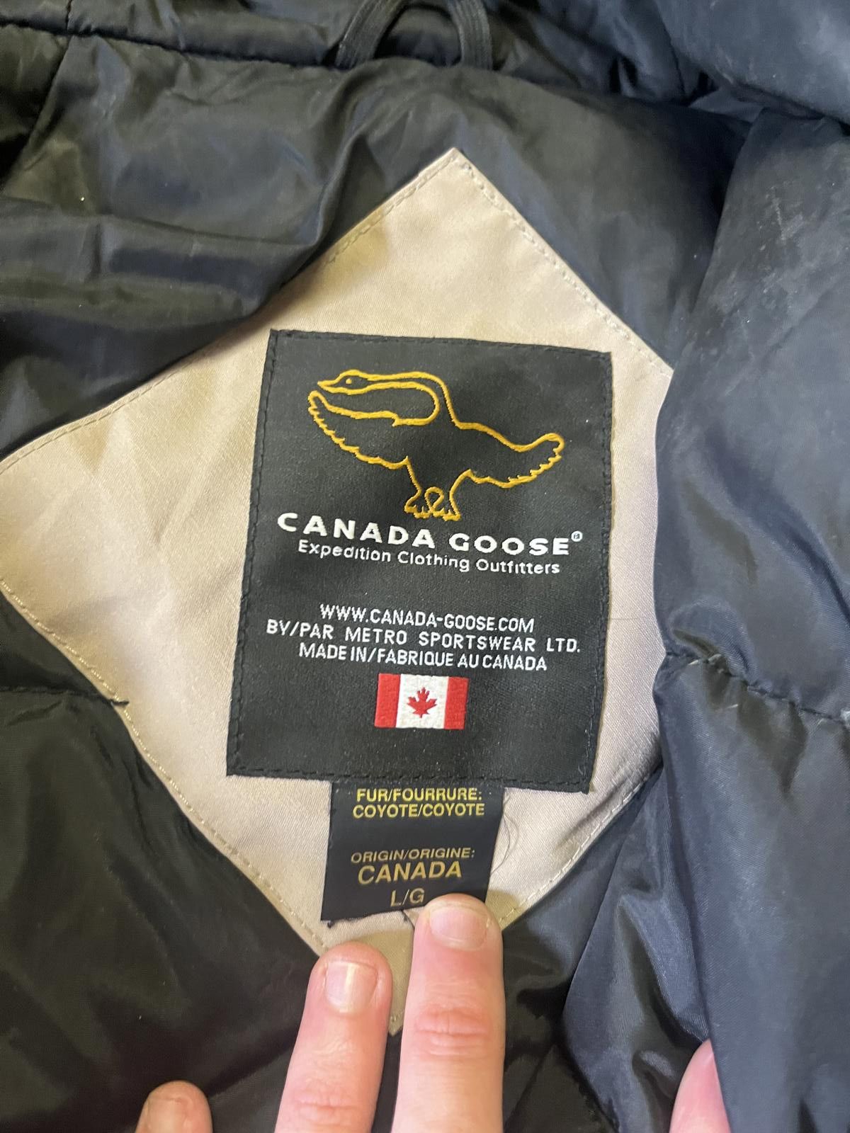 Canada Goose Canada Goose Expedition Jacket with Fur Hood Size US L / EU 52-54 / 3 - 6 Thumbnail