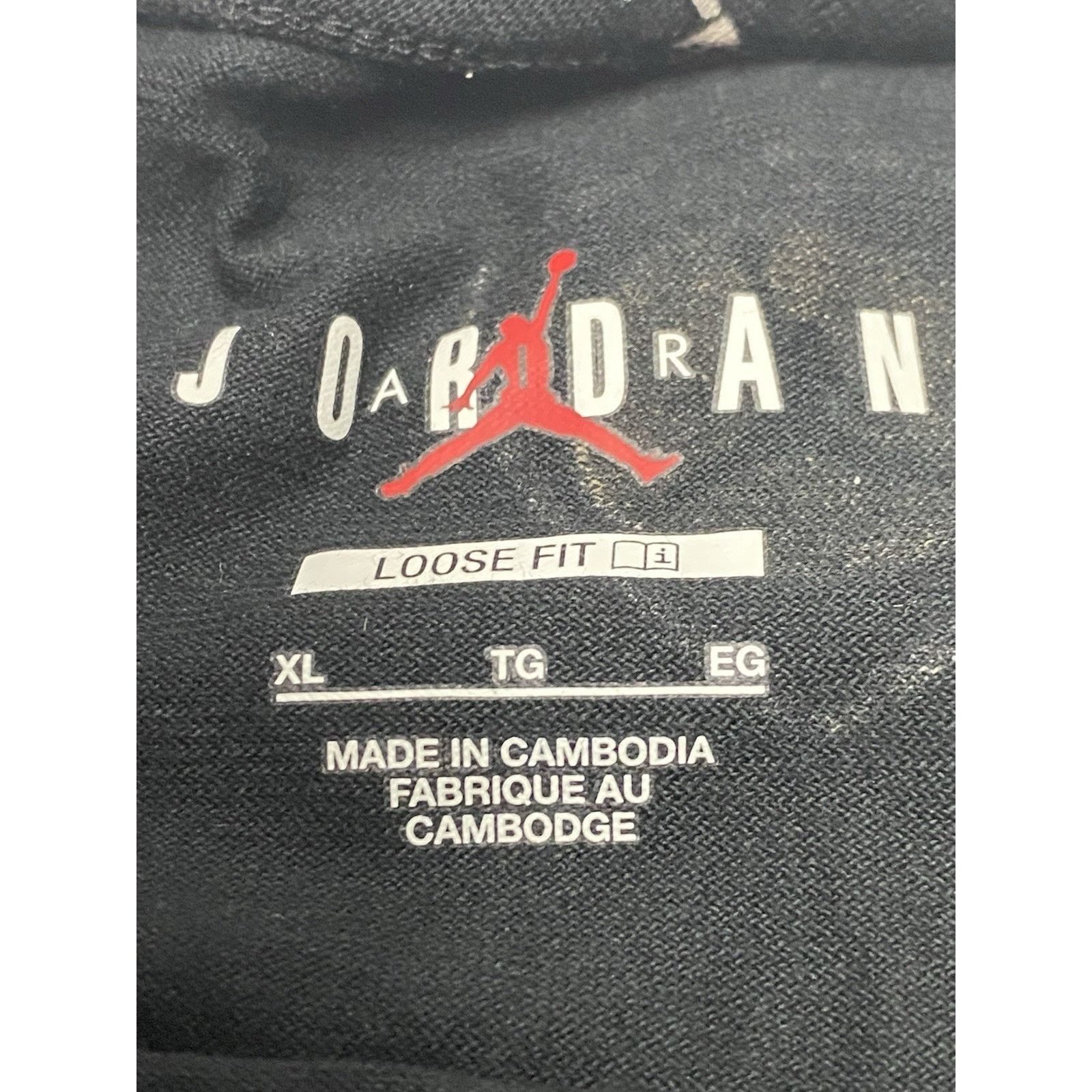 Jordan Brand Air Jordan Loose Fit Jumpman Women's XL Art Tee Short Sleeve Size XL / US 12-14 / IT 48-50 - 5 Thumbnail