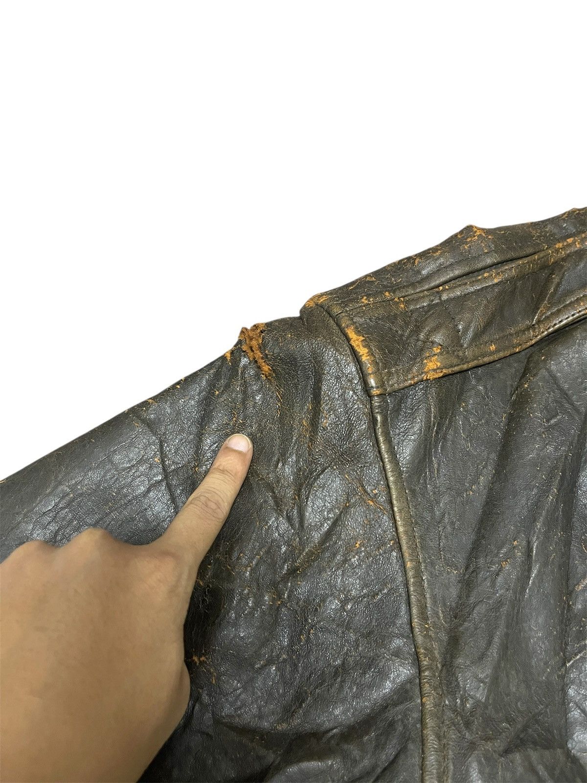 Avirex ‼️LASTDROP‼️Vintage Avirex A2 Military Cowhide Leather Jacket Size US M / EU 48-50 / 2 - 14 Thumbnail