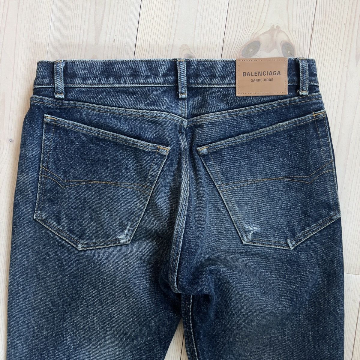 Balenciaga Balenciaga Heavy Japanese Denim Size US 31 - 3 Thumbnail