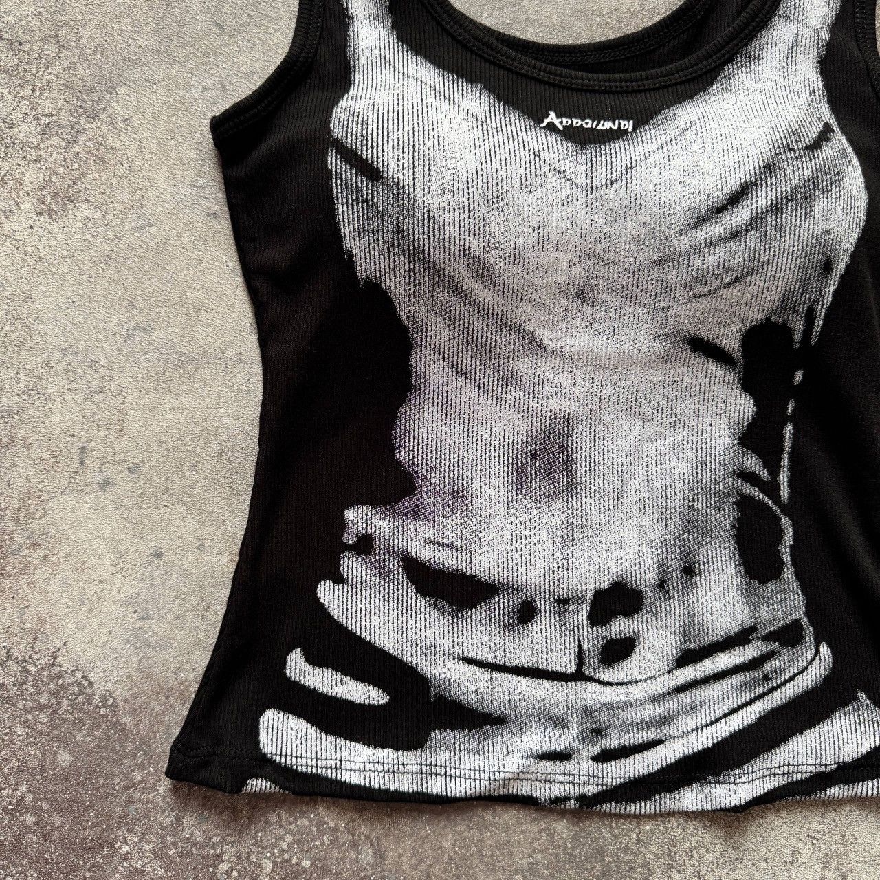 If Six Was Nine Diesel Style Y2K Body Print Avant Garde Tank Top Size S / US 4 / IT 40 - 6 Thumbnail