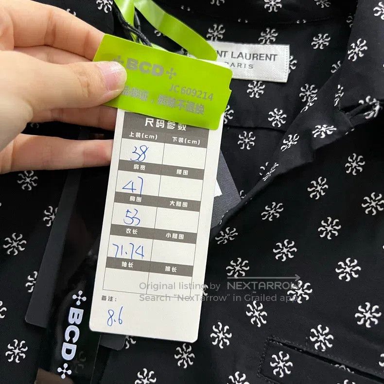Saint Laurent Paris Saint Laurent Paris Fully Printed Floral Polka Dot Short S Size XS / US 0-2 / IT 36-38 - 6 Thumbnail