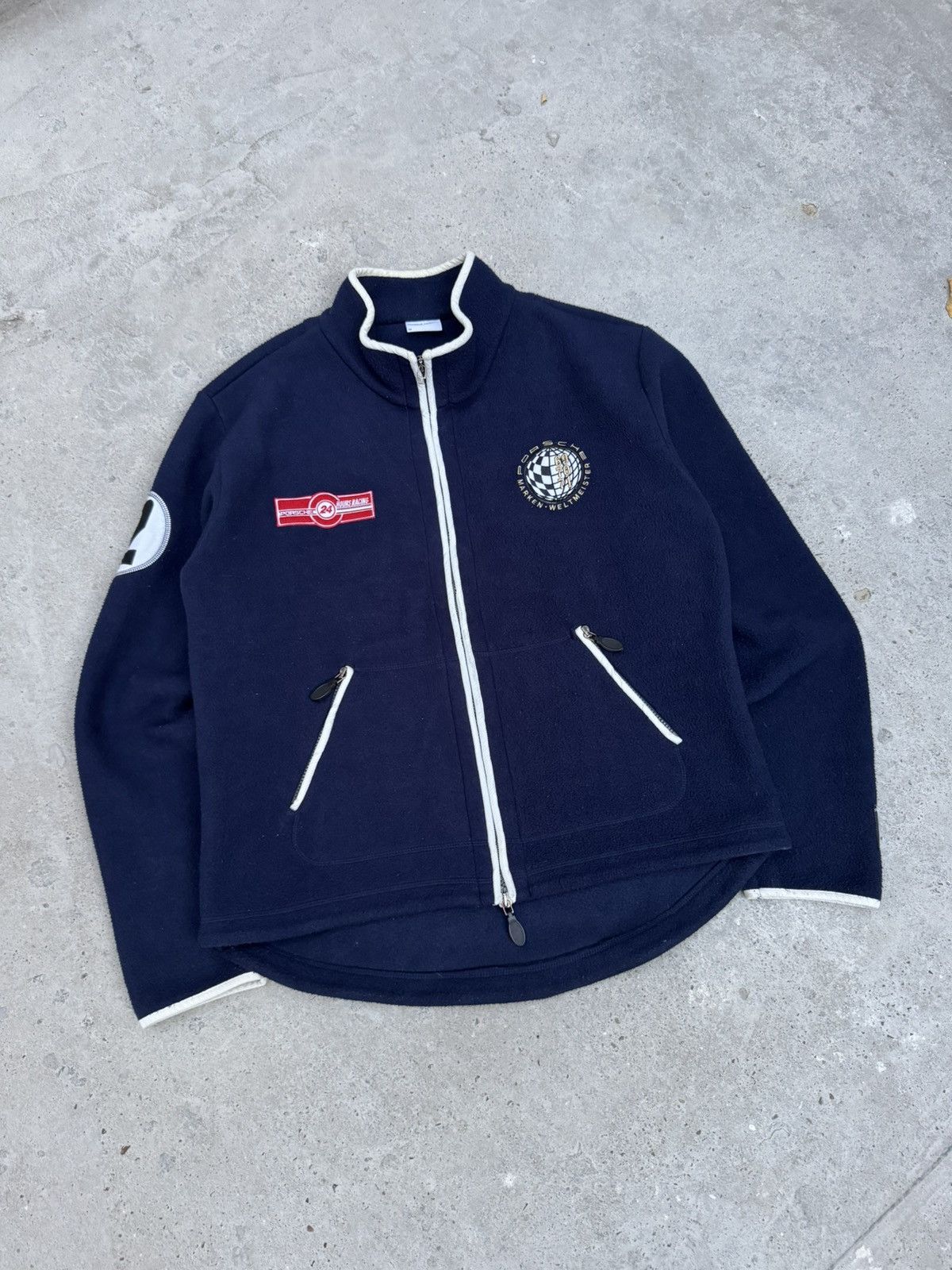 Porsche Design ARCHIVAL! Porsche Design Racing Fleece Jacket Size US M / EU 48-50 / 2 - 12 Thumbnail